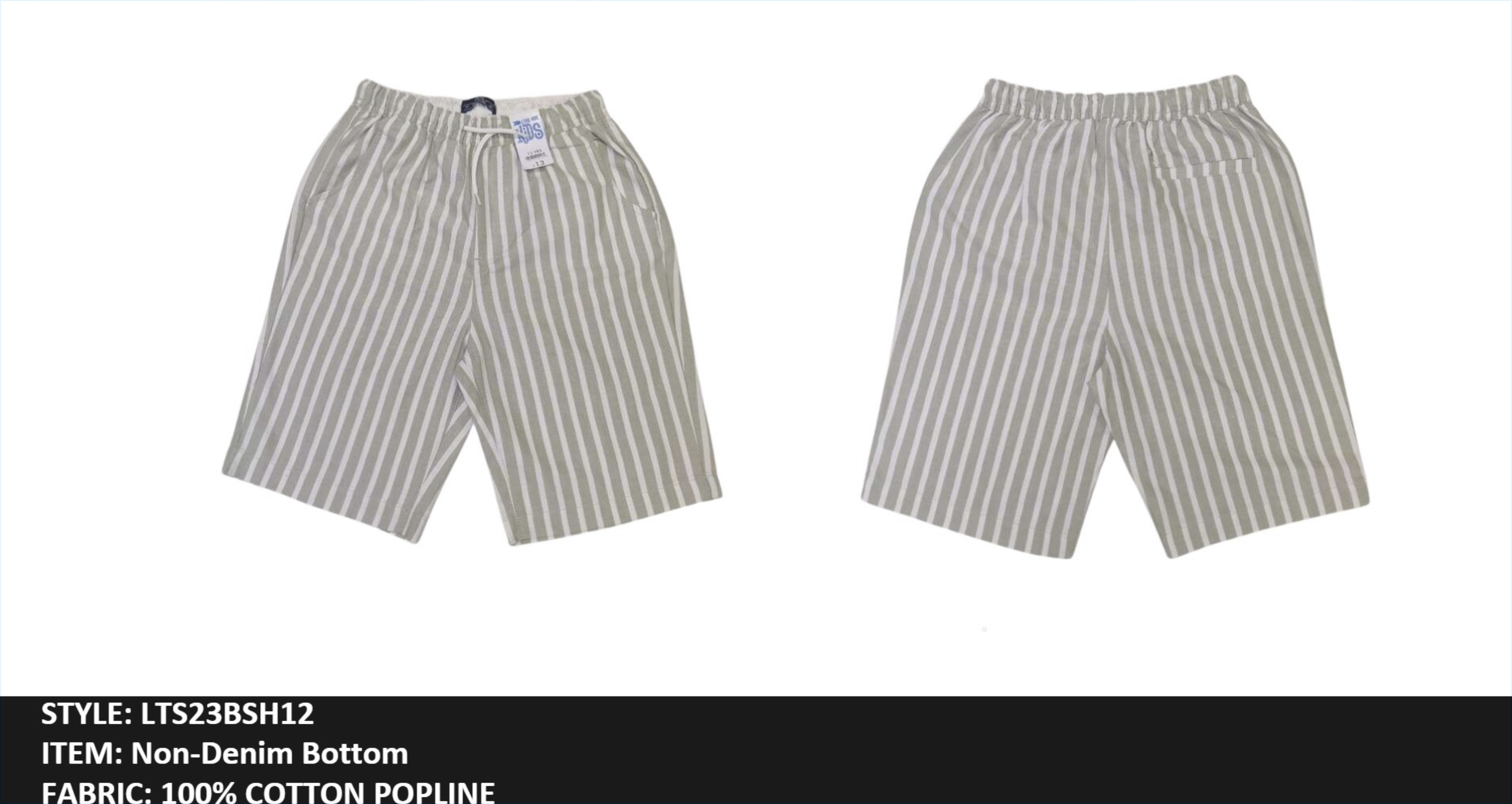 Non-Denim Bottom shorts(KIDS) shorts
